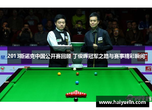 2013斯诺克中国公开赛回顾 丁俊晖冠军之路与赛事精彩瞬间